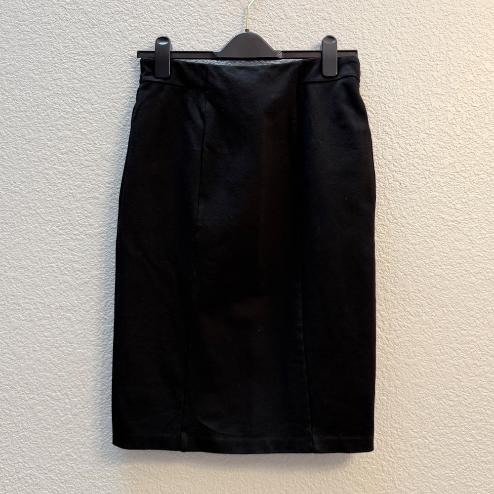 T. Tahari Sz S Ponte Knee-length Pencil Skirt in Black